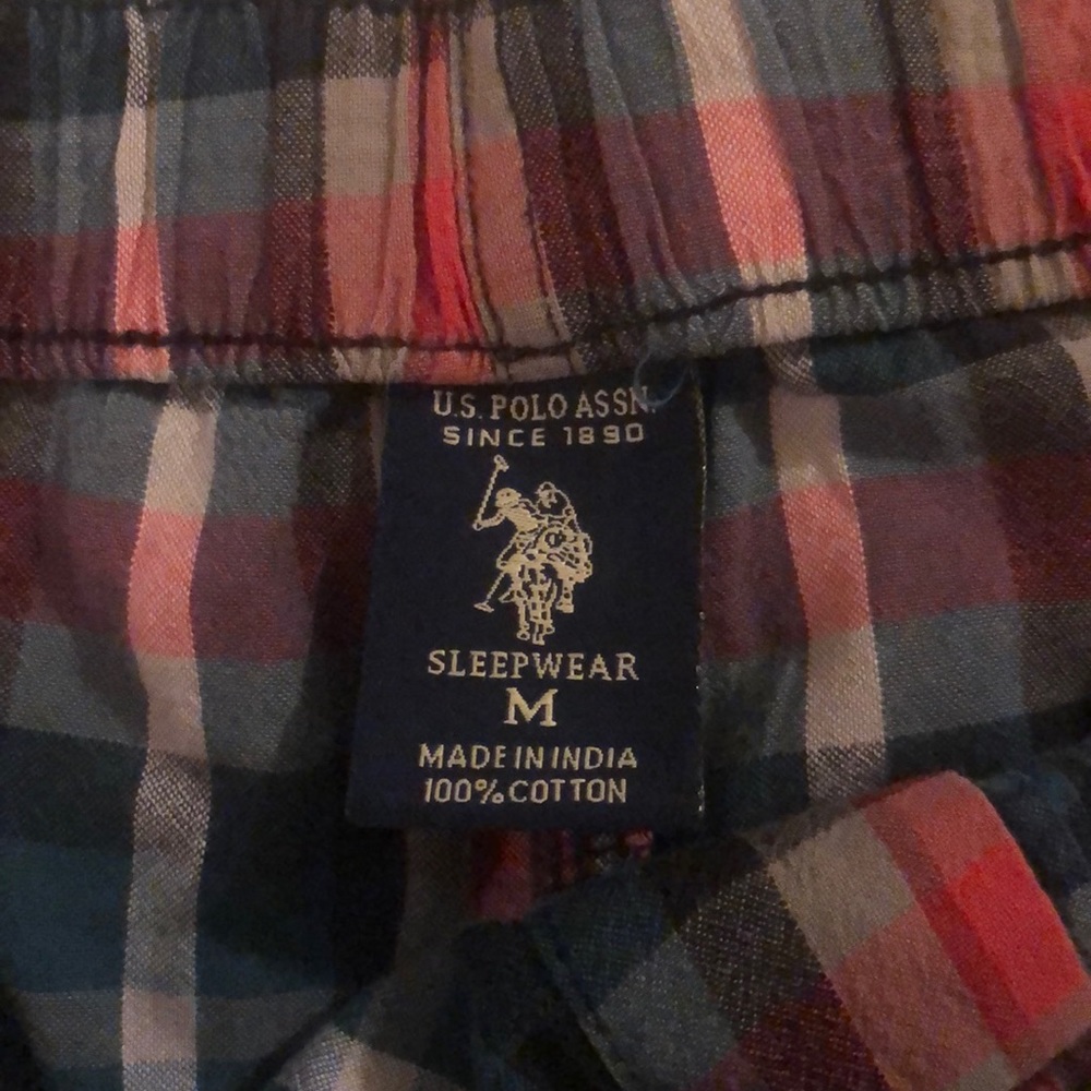 U.S. POLO ASSN. MENS SLEEPWEAR, SIZE MEDIUM - Picture 2 of 3